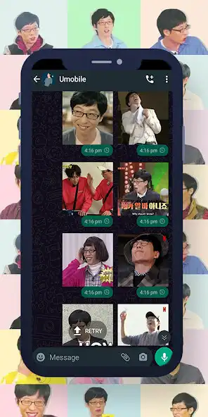 Play Jae Suk Animated WASticker  and enjoy Jae Suk Animated WASticker with UptoPlay