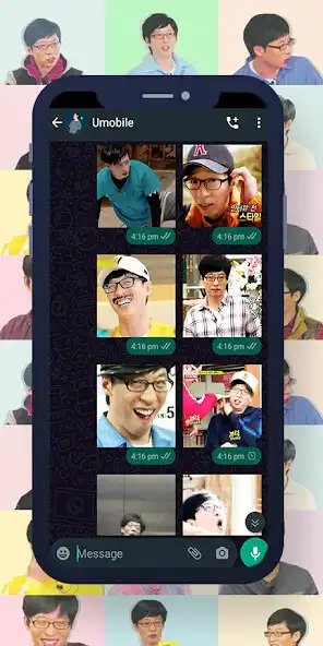 Play Jae Suk Animated WASticker as an online game Jae Suk Animated WASticker with UptoPlay