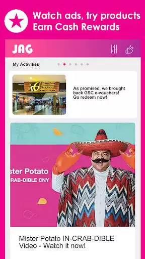 Play JAG - Watch Ads Earn Rewards  and enjoy JAG - Watch Ads Earn Rewards with UptoPlay