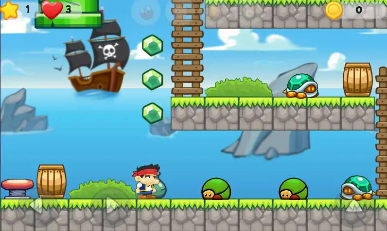 Play Jake Adventure Super Pirate World as an online game Jake Adventure Super Pirate World with UptoPlay