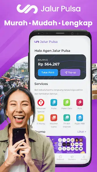 Play Jalur Pulsa  and enjoy Jalur Pulsa with UptoPlay