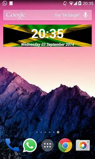 Play Jamaica Clock Widget  and enjoy Jamaica Clock Widget with UptoPlay