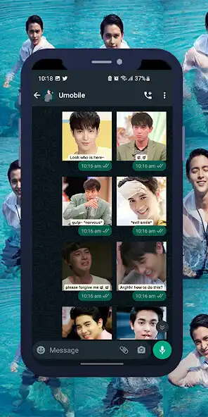 Play James Jirayu WASticker  and enjoy James Jirayu WASticker with UptoPlay