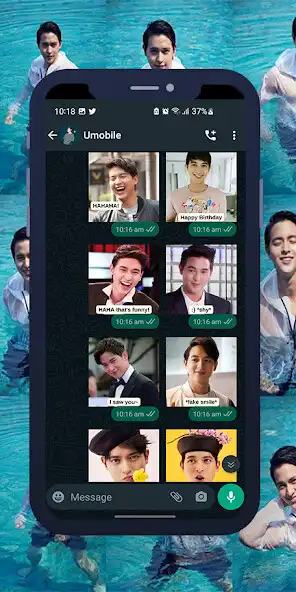 Play James Jirayu WASticker as an online game James Jirayu WASticker with UptoPlay