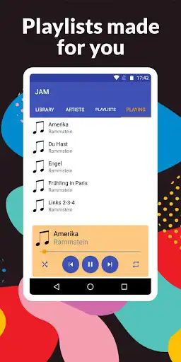 Play JAM - Musicplayer as an online game JAM - Musicplayer with UptoPlay