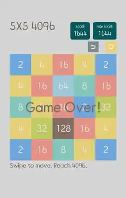 Play Jams number puzzle:5x5 4096