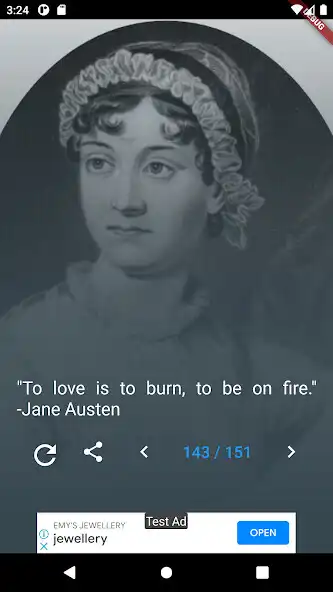Play Jane Austen Book Quotes  and enjoy Jane Austen Book Quotes with UptoPlay