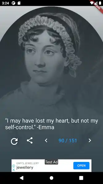 Play Jane Austen Book Quotes as an online game Jane Austen Book Quotes with UptoPlay