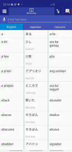 Play Japanese Cebuano Dictionary  and enjoy Japanese Cebuano Dictionary with UptoPlay