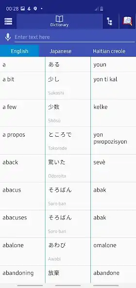 Play Japanese Haitian Creole Dictionary  and enjoy Japanese Haitian Creole Dictionary with UptoPlay