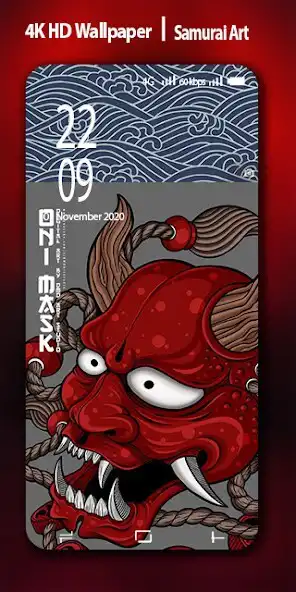 Play Japan Samurai Oni Wallpaper as an online game Japan Samurai Oni Wallpaper with UptoPlay