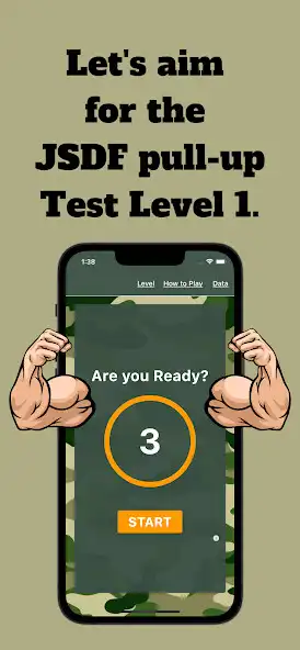 Play Japan SDF style Pull-ups,army  and enjoy Japan SDF style Pull-ups,army with UptoPlay