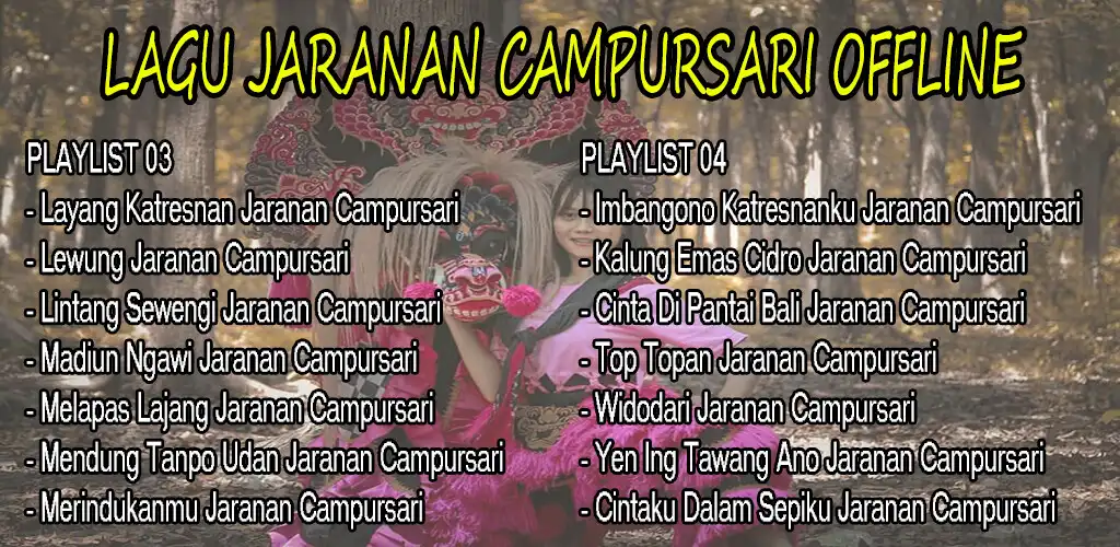 Play Jaranan Campursari Mp3 Songs as an online game Jaranan Campursari Mp3 Songs with UptoPlay