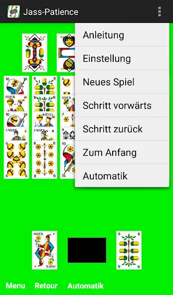 Play Jass-Patience as an online game Jass-Patience with UptoPlay