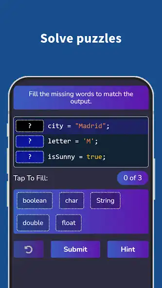 Play Java Champ: Learn programming as an online game Java Champ: Learn programming with UptoPlay