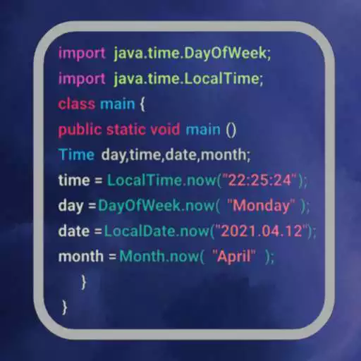 Play Java Compiler Style Clock Widget APK