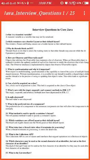 Play APK java interview questions and answer  and enjoy java interview questions and answer with UptoPlay com.viksinfoware.javainterview