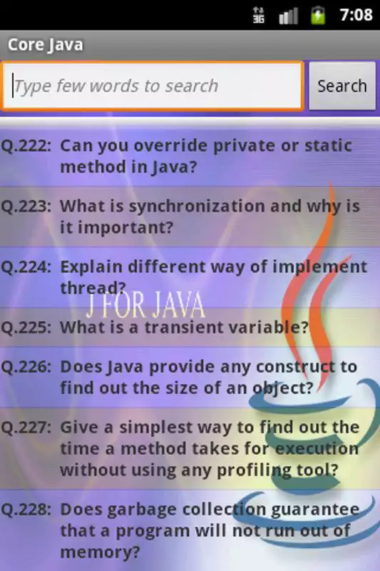Play Java Interview Questions Lite