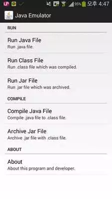 Play Java Manager; Emulate Java Play Java Manager; Emulate Java