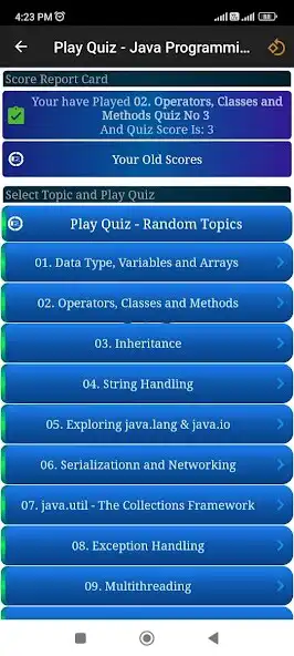 Play Java MCQ Programs Interview  and enjoy Java MCQ Programs Interview with UptoPlay
