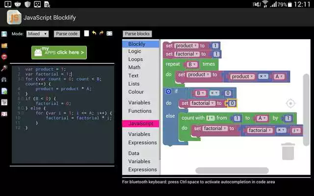 Play JavaScript Blocklify