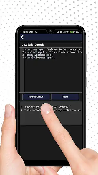 Play Javascript Console Editor as an online game Javascript Console Editor with UptoPlay