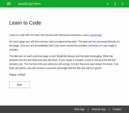 Play JavaScript Hero - Learn to Code for Free  and enjoy JavaScript Hero - Learn to Code for Free with UptoPlay