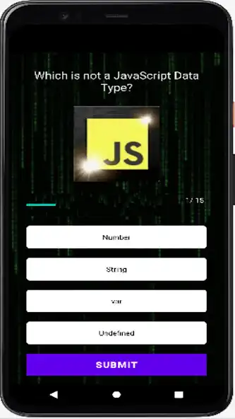Play JavaScript Quiz App as an online game JavaScript Quiz App with UptoPlay