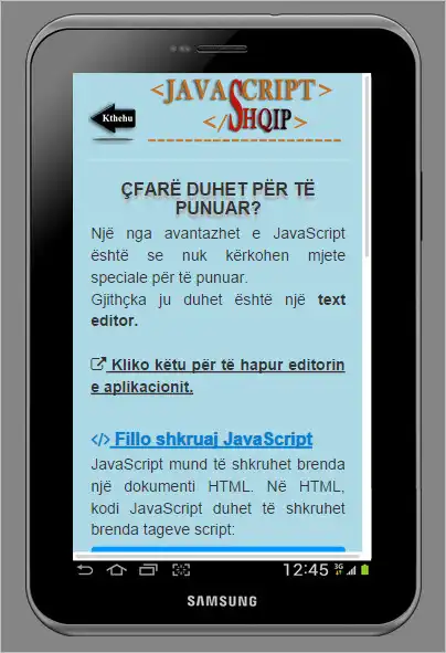 Play Javascript Shqip as an online game Javascript Shqip with UptoPlay