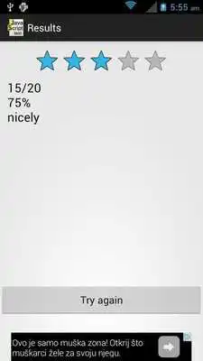 Play JavaScript test