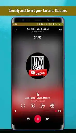 Play Jazz Radio app as an online game Jazz Radio app with UptoPlay