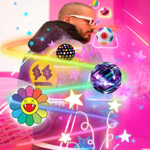 Play J Balvin Rojo Tiles Hop EDM APK