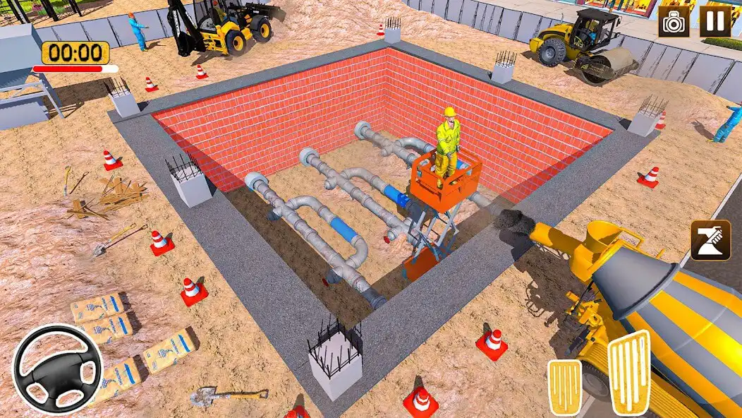 Play JCB Excavator Simulator PRO as an online game JCB Excavator Simulator PRO with UptoPlay