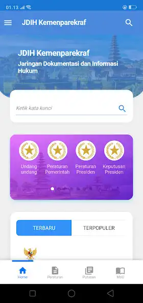 Play JDIH Kemenparekraf  and enjoy JDIH Kemenparekraf with UptoPlay