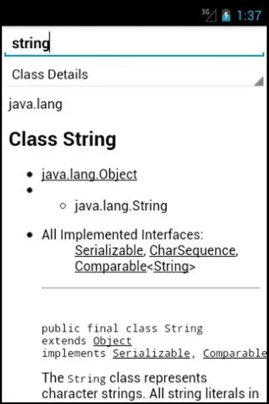 Play JDK7 Javadoc Explorer
