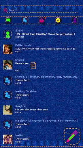 Play Jean GO SMS PRO Theme