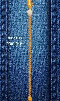 Play Jeans Zipper Screen Lock