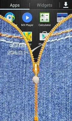 Play Jeans Zipper Screen Lock