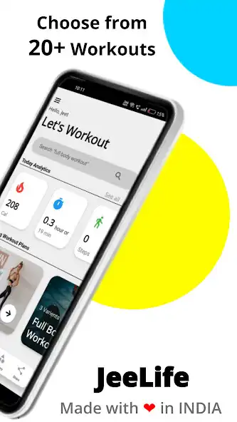 Play JeeLife: Home Workout as an online game JeeLife: Home Workout with UptoPlay