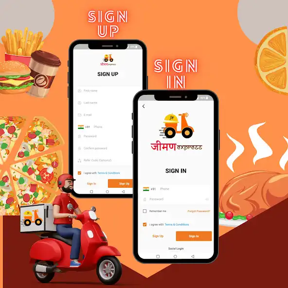 Play Jeeman Express : Food Delivery as an online game Jeeman Express : Food Delivery with UptoPlay