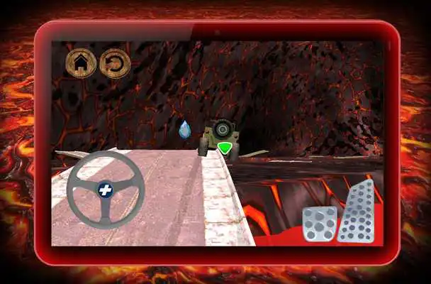 Play Jeep heat Lava Stunts Parking