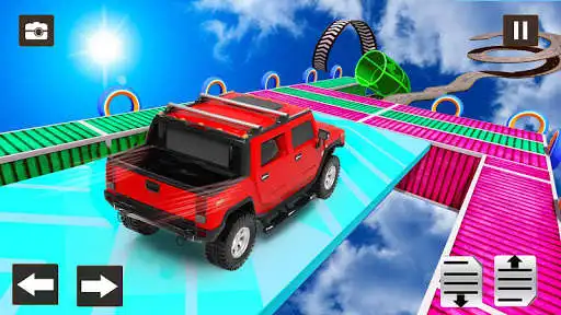 Play Jeep Stunt Drive Simulator 2020 as an online game Jeep Stunt Drive Simulator 2020 with UptoPlay