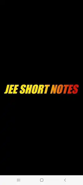 Play JEE Short Notes  and enjoy JEE Short Notes with UptoPlay