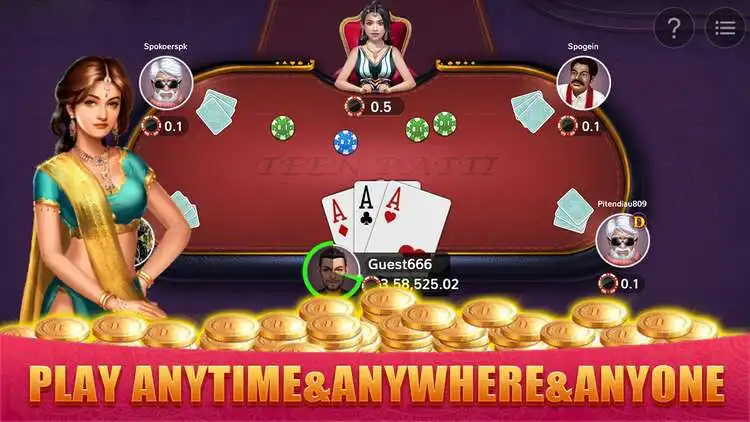 Play Jeeto Teen Patti Rummy Andar Bahar as an online game Jeeto Teen Patti Rummy Andar Bahar with UptoPlay