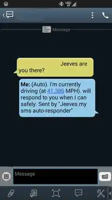 Play Jeeves LITE:SMS Auto Responder