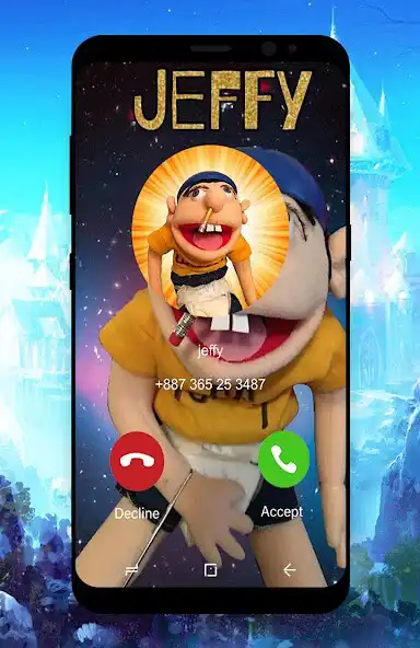 Play jeffy fake call as an online game jeffy fake call with UptoPlay