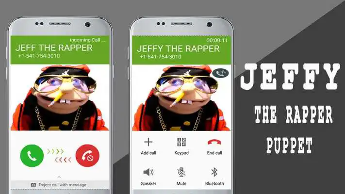Play JEFFY : THE RAPPER PUPPET Fake Call Prank