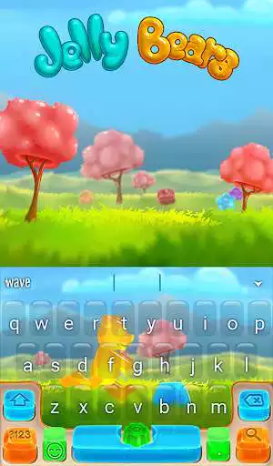 Play Jelly Bears Animated Keyboard + Live Wallpaper
