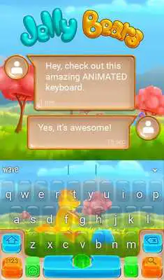 Play Jelly Bears Animated Keyboard + Live Wallpaper