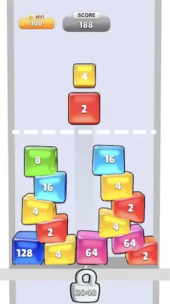 Play Jelly Cubes 2048: Puzzle Game  and enjoy Jelly Cubes 2048: Puzzle Game with UptoPlay